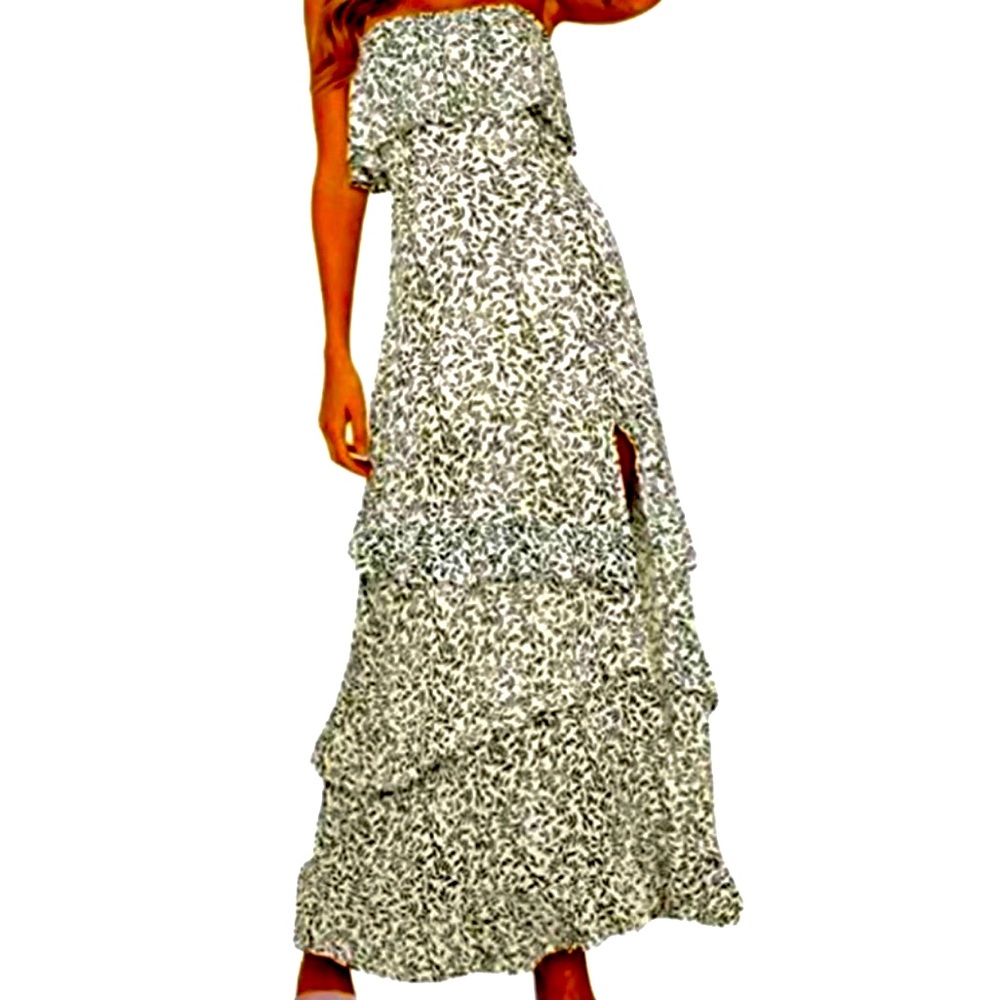 Yidarton Strapless Maxi Dress. Size Medium.